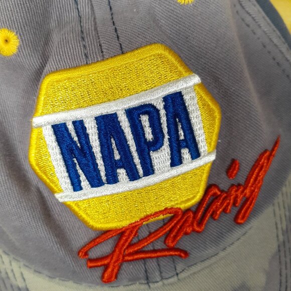 NAPA Racing Waltrip #15 NASCAR Adjustable Hat Cap Distressed Retro 100% Cotton - Picture 10 of 11